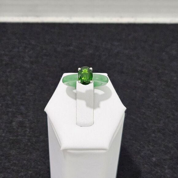 NWOT, JADE & CHROME DIOPSIDE - Picture 1 of 7